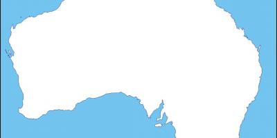 Kaart van Australië overzicht